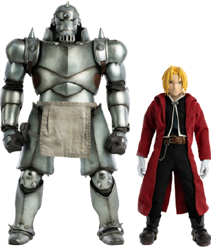 Alphonse Elric & Edward Elric – Threezero – ActionFigure Brasil