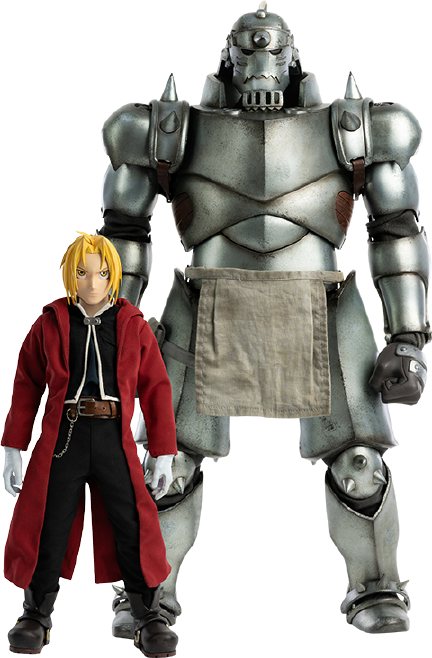Alphonse Elric & Edward Elric (Twin Pack) – Threezero – ActionFigure Brasil