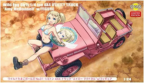 Amy McDonnell - 1/4 ton 4x4 Truck - 1/24 (Hasegawa)ㅤ – Hasegawa As Manufacturer – ActionFigure Brasil — close