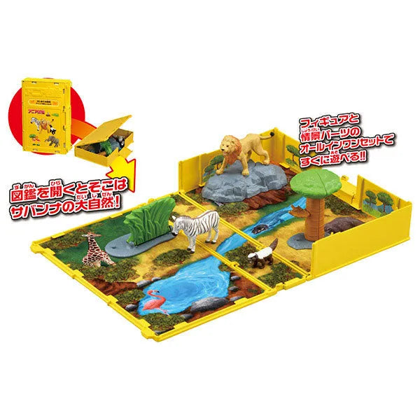 Ania Ania Zukan My First Animal Savannah Life Setㅤ – Takara Tomy – ActionFigureBrasil