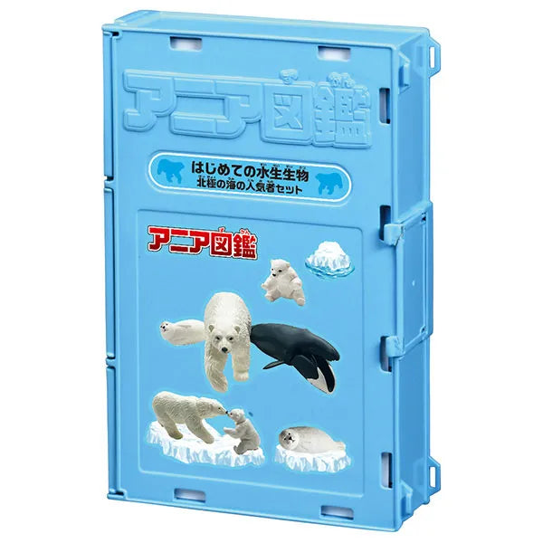 Ania Ania Zukan My First Aquatic Animal Arctic Ocean's Most Popular Setㅤ – Takara Tomy – ActionFigure Brasil