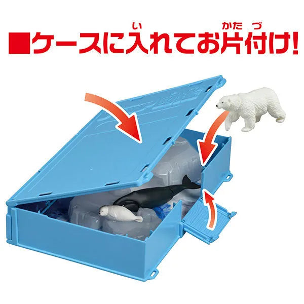 Ania Ania Zukan My First Aquatic Animal Arctic Ocean's Most Popular Setㅤ – Takara Tomy – ActionFigure Brasil