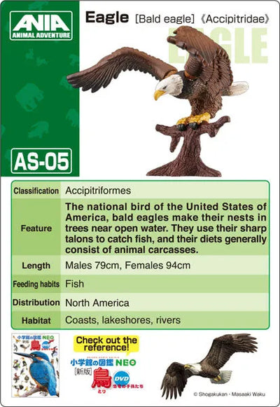 Ania AS-05 Eagle (Bald Eagle)ㅤ – Takara Tomy – ActionFigureBrasil — embalagem