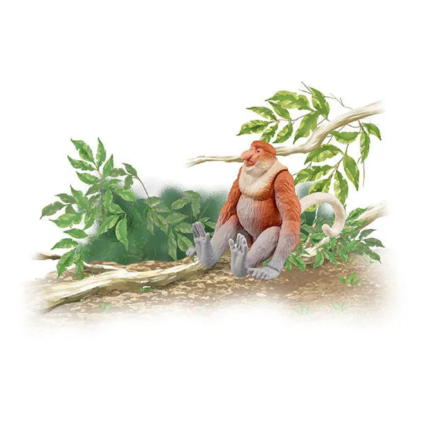 Ania AS-29 Proboscis Monkeyㅤ – Takara Tomy – ActionFigure Brasil