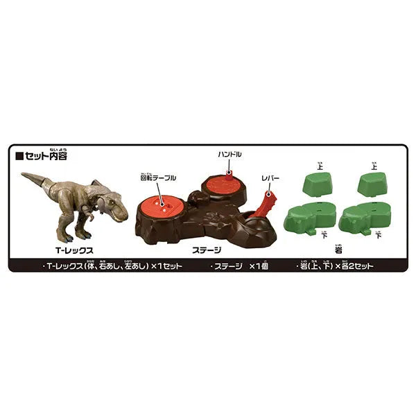 Ania Jurassic World Kechirase! Strongest T-rexㅤ – Takara Tomy – ActionFigureBrasil