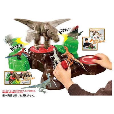 Ania Jurassic World Kechirase! Strongest T-rexㅤ – Takara Tomy – ActionFigure Brasil — com base expositora