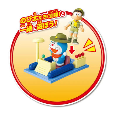 Ania "Movie Doraemon: Nobita' New Dinosaur" Let's Go in the Time Machine! New Dinosaur Island Play Mapㅤ – Takara Tomy – ActionFigureBrasil — embalagem