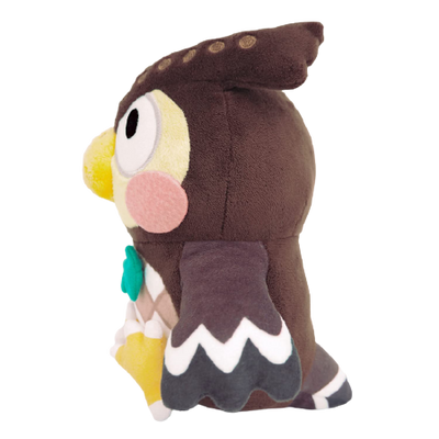 Animal Crossing - All Star Collection Plushie - Blathers (Sanei Boeki)ㅤ – Sanei Boeki – ActionFigureBrasil — ângulo diferente