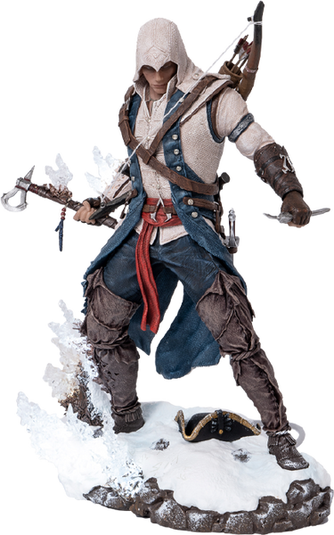 Animus Connor – PureArts – ActionFigure Brasil — com base expositora