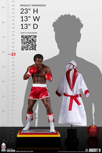 Apollo Creed (Rocky II Edition) - LIMITED EDITION: 325 (Rocky II Edition) – PCS – ActionFigure Brasil — close
