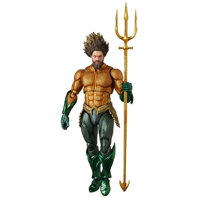 Aquaman and the Lost Kingdom - Aquaman - Mafex (No.267) - Gold ＆ Green Suit (Medicom Toy)ㅤ – Medicom Toy – ActionFigureBrasil