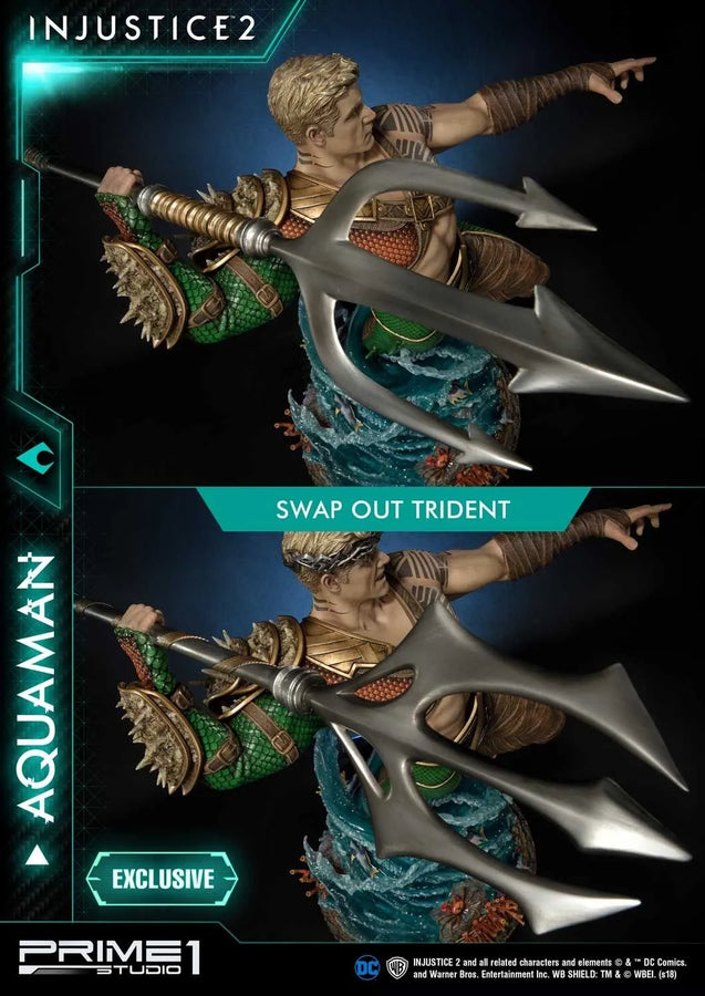 Aquaman (Exclusive Version) Injustice 2 – Prime1Studio – ActionFigure Brasil