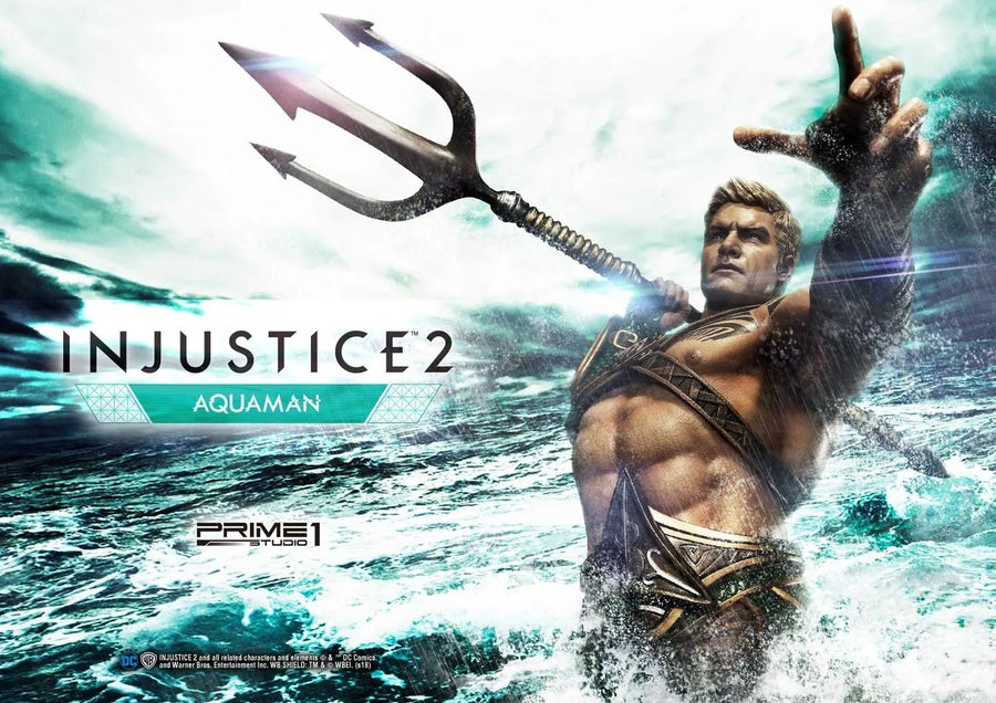 Aquaman (Exclusive Version) Injustice 2 – Prime1Studio – ActionFigure Brasil