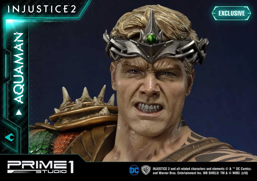 Aquaman (Exclusive Version) Injustice 2 – Prime1Studio – ActionFigure Brasil