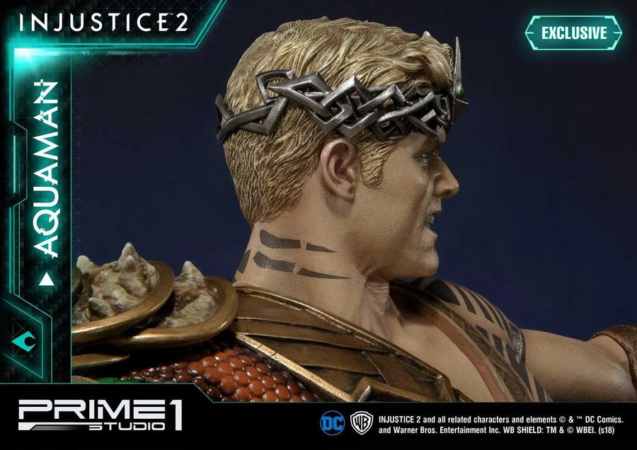 Aquaman (Exclusive Version) Injustice 2 – Prime1Studio – ActionFigure Brasil