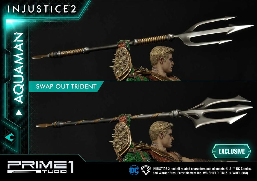 Aquaman (Exclusive Version) Injustice 2 – Prime1Studio – ActionFigure Brasil