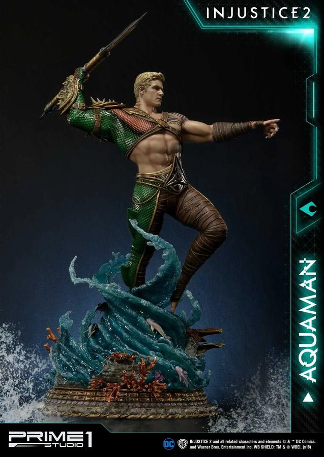 Aquaman (Exclusive Version) Injustice 2 – Prime1Studio – ActionFigure Brasil