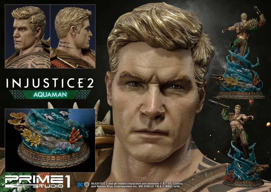 Aquaman (Exclusive Version) Injustice 2 – Prime1Studio – ActionFigure Brasil