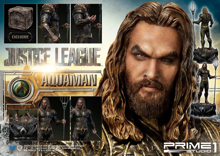 Aquaman (Exclusive Version) Justice League (Film) – Prime1Studio – ActionFigure Brasil