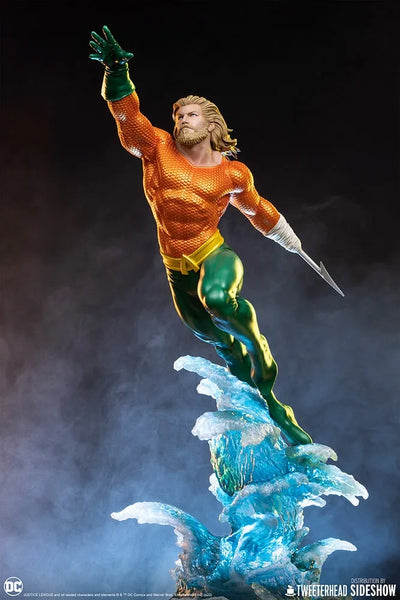 Aquaman - LIMITED EDITION: 500 – Tweeterhead – ActionFigure Brasil — com base expositora