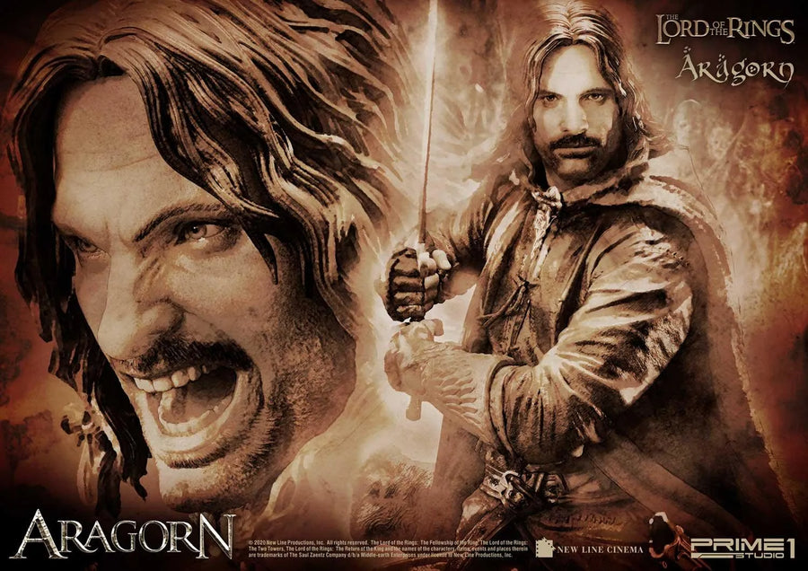 Aragorn (Deluxe Version) The Lord of the Rings: The Return of the King (Film) – Prime1Studio – ActionFigure Brasil