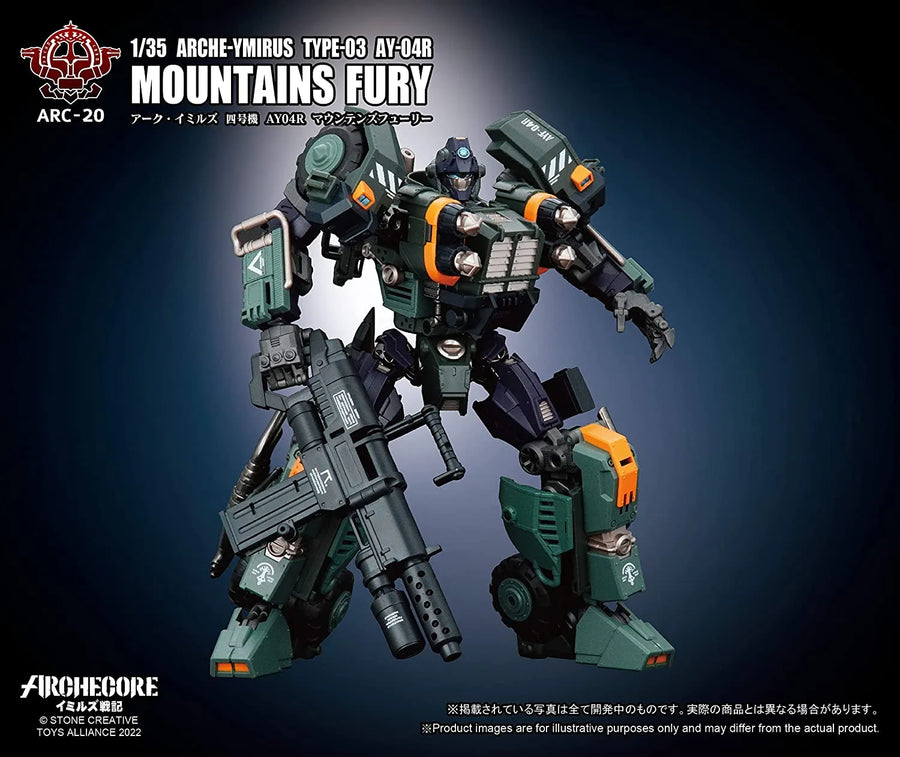ARC-20 - 1/35 Unit 4 AY-04R - Mountains Fury (TOYS ALLIANCE LIMITED)ㅤ – TOYS ALLIANCE LIMITED – ActionFigureBrasil