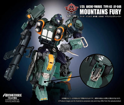 ARC-20 - 1/35 Unit 4 AY-04R - Mountains Fury (TOYS ALLIANCE LIMITED)ㅤ – TOYS ALLIANCE LIMITED – ActionFigureBrasil — acessórios