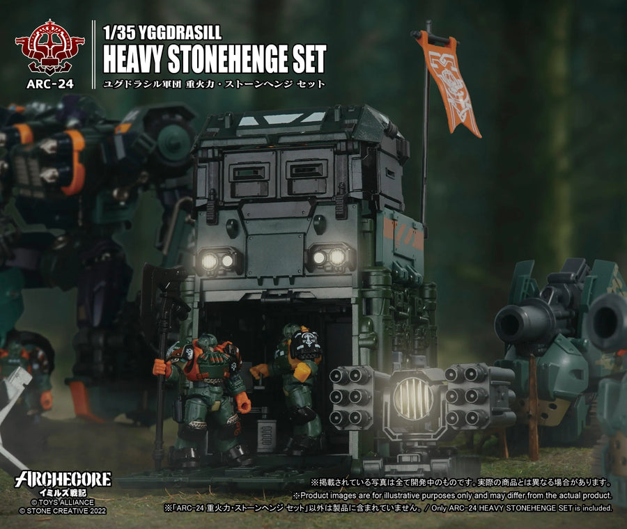 ARC-24 ARCHECORE - Saga of Ymirus Yggdrasill - 1/35 - Heavy Stonehenge Set ( Toys Alliance Limited)ㅤ – Toys Alliance Limited – ActionFigure Brasil