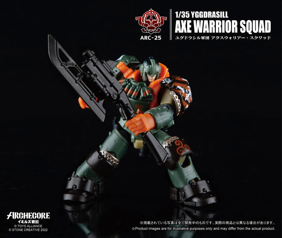 ARC-24 ARCHECORE - Saga of Ymirus Yggdrasill - Axe Warrior Squad - 1/35 (Toys Alliance Limited)ㅤ – Toys Alliance Limited – ActionFigureBrasil