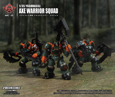 ARC-24 ARCHECORE - Saga of Ymirus Yggdrasill - Axe Warrior Squad - 1/35 (Toys Alliance Limited)ㅤ – Toys Alliance Limited – ActionFigureBrasil — detalhe do produto