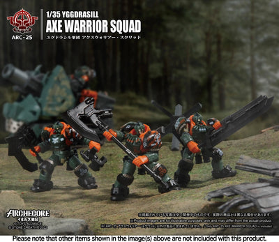 ARC-24 ARCHECORE - Saga of Ymirus Yggdrasill - Axe Warrior Squad - 1/35 (Toys Alliance Limited)ㅤ – Toys Alliance Limited – ActionFigureBrasil — ambientada