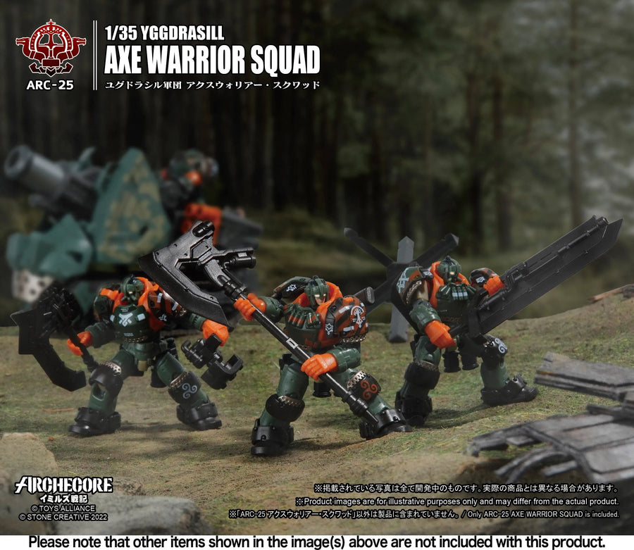 ARC-24 ARCHECORE - Saga of Ymirus Yggdrasill - Axe Warrior Squad - 1/35 (Toys Alliance Limited)ㅤ – Toys Alliance Limited – ActionFigureBrasil