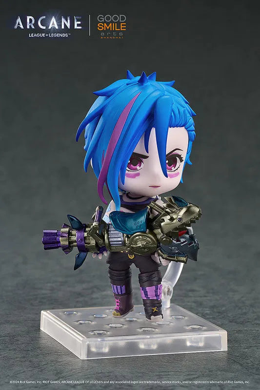 Arcane - Jinx - Nendoroid #2678 - Arcane Ver. (Good Smile Arts Shanghai, Good Smile Company)ㅤ – Good Smile Arts Shanghai as ManufacturerGood Smile Company as Producer – ActionFigure Brasil