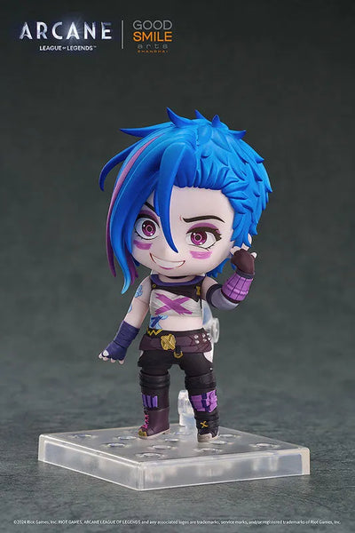 Arcane - Jinx - Nendoroid #2678 - Arcane Ver. (Good Smile Arts Shanghai, Good Smile Company)ㅤ – Good Smile Arts Shanghai as ManufacturerGood Smile Company as Producer – ActionFigure Brasil — com base expositora