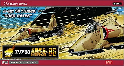 Area 88 - Creator Works - A-4M Sky Hawk - 1/48 - Greg Gates (Hasegawa)ㅤ – Hasegawa As Manufacturer – ActionFigureBrasil
