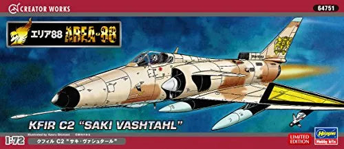 Area 88 - Creator Works - Kfir C2 - 1/72 - Saki Vashtal (Hasegawa)ㅤ – Hasegawa As Manufacturer – ActionFigureBrasil