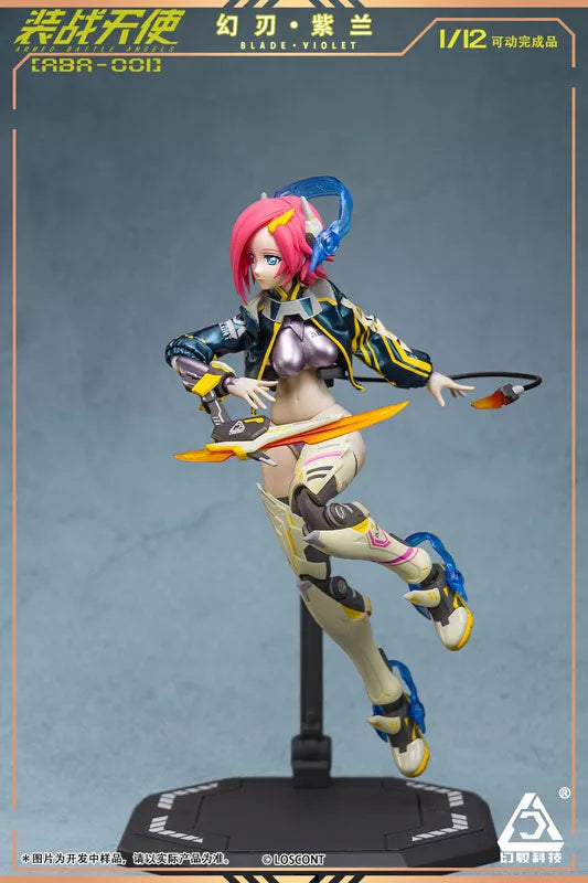 Armed Battle Angels Series - ABA-001 - Blade Violet - 1/12 (LOSCONT)ㅤ – Loscont – ActionFigureBrasil