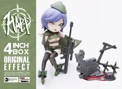 Army Attractive 4 Inch Mini Scale Figure Vol.3 Harpㅤ – Original Effect – ActionFigureBrasil — com base expositora