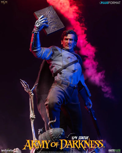 Army of Darkness Ash - LIMITED EDITION: TBD – Infinite Statue – ActionFigure Brasil