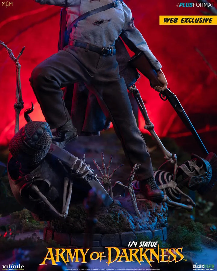 Army of Darkness Ash - LIMITED EDITION: TBD – Infinite Statue – ActionFigure Brasil