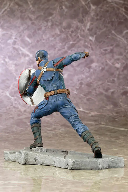 ARTFX+ - Captain America Civil War: Captain America Civil War 1/10 Easy Assembly Kitㅤ – Kotobukiya – ActionFigureBrasil