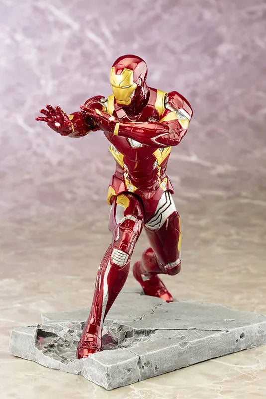 ARTFX+ - Captain America Civil War: Iron Man MARK46 Civil War 1/10 Easy Assembly Kitㅤ – Kotobukiya – ActionFigureBrasil