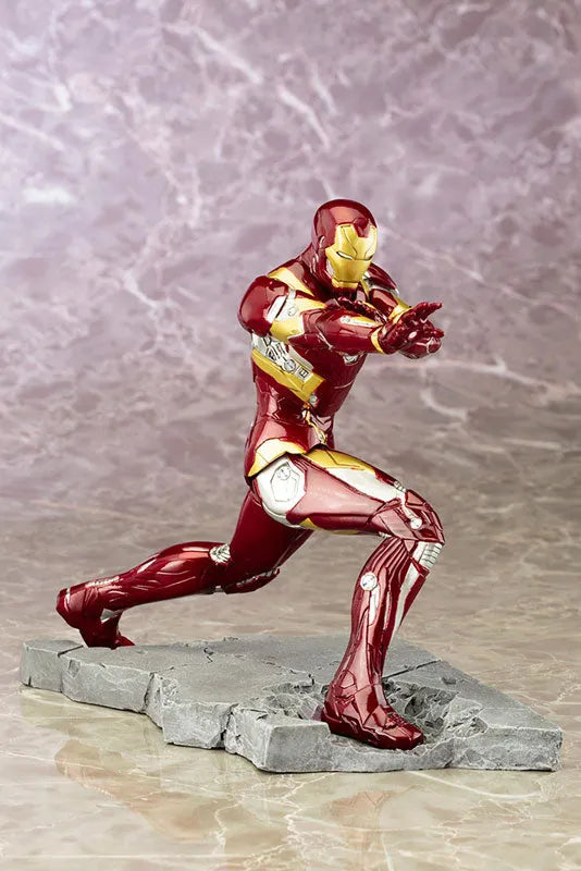 ARTFX+ - Captain America Civil War: Iron Man MARK46 Civil War 1/10 Easy Assembly Kitㅤ – Kotobukiya – ActionFigureBrasil