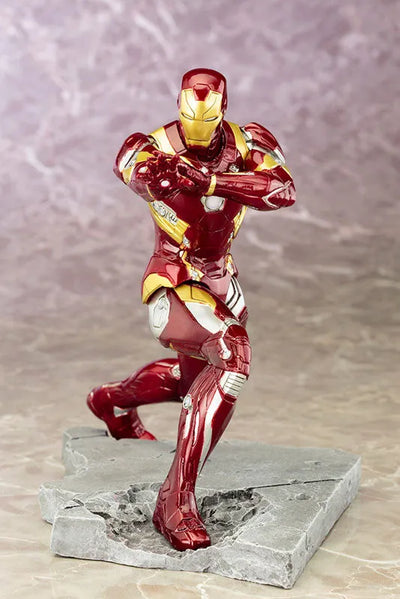 ARTFX+ - Captain America Civil War: Iron Man MARK46 Civil War 1/10 Easy Assembly Kitㅤ – Kotobukiya – ActionFigureBrasil — close