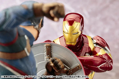 ARTFX+ - Captain America Civil War: Iron Man MARK46 Civil War 1/10 Easy Assembly Kitㅤ – Kotobukiya – ActionFigureBrasil — com base expositora
