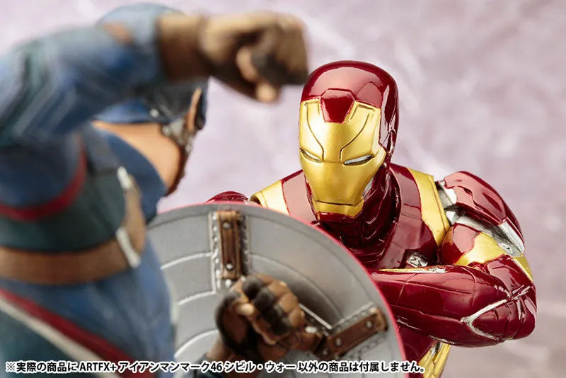 ARTFX+ - Captain America Civil War: Iron Man MARK46 Civil War 1/10 Easy Assembly Kitㅤ – Kotobukiya – ActionFigureBrasil