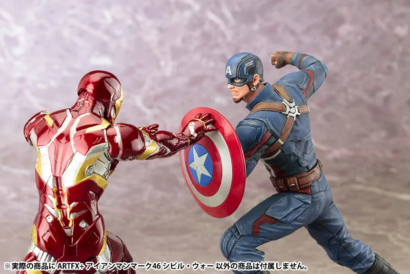 ARTFX+ - Captain America Civil War: Iron Man MARK46 Civil War 1/10 Easy Assembly Kitㅤ – Kotobukiya – ActionFigureBrasil