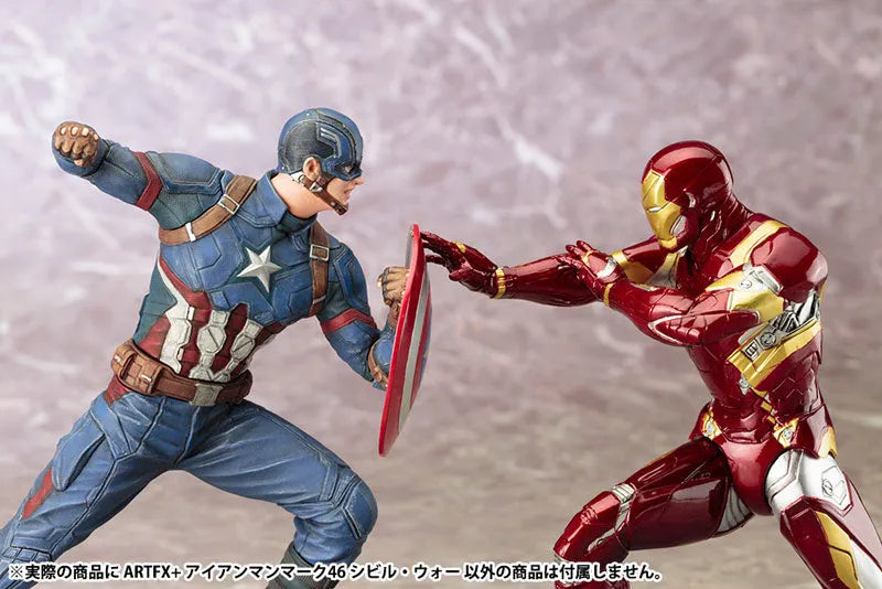 ARTFX+ - Captain America Civil War: Iron Man MARK46 Civil War 1/10 Easy Assembly Kitㅤ – Kotobukiya – ActionFigureBrasil