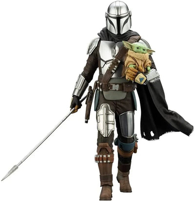 ARTFX+ Mandalorian - Mandalorian & Grogu with Beskar Spear - 1/10 (Kotobukiya)ㅤ – Kotobukiya – ActionFigureBrasil
