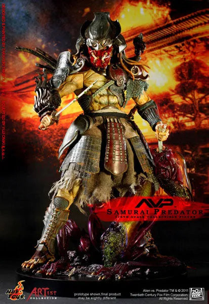 Artist Collection - 1/6 Scale Fully Posable Figure: AVP - Samurai Predator (By Takeya x Oniki)ㅤ – Gantaku – ActionFigureBrasil